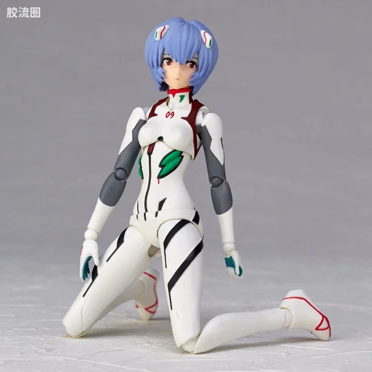 海洋堂转轮科技山口式可动系列 EVANGELION EVOLUTION EV-022EX 绫波丽(仮称)[白] - 图片